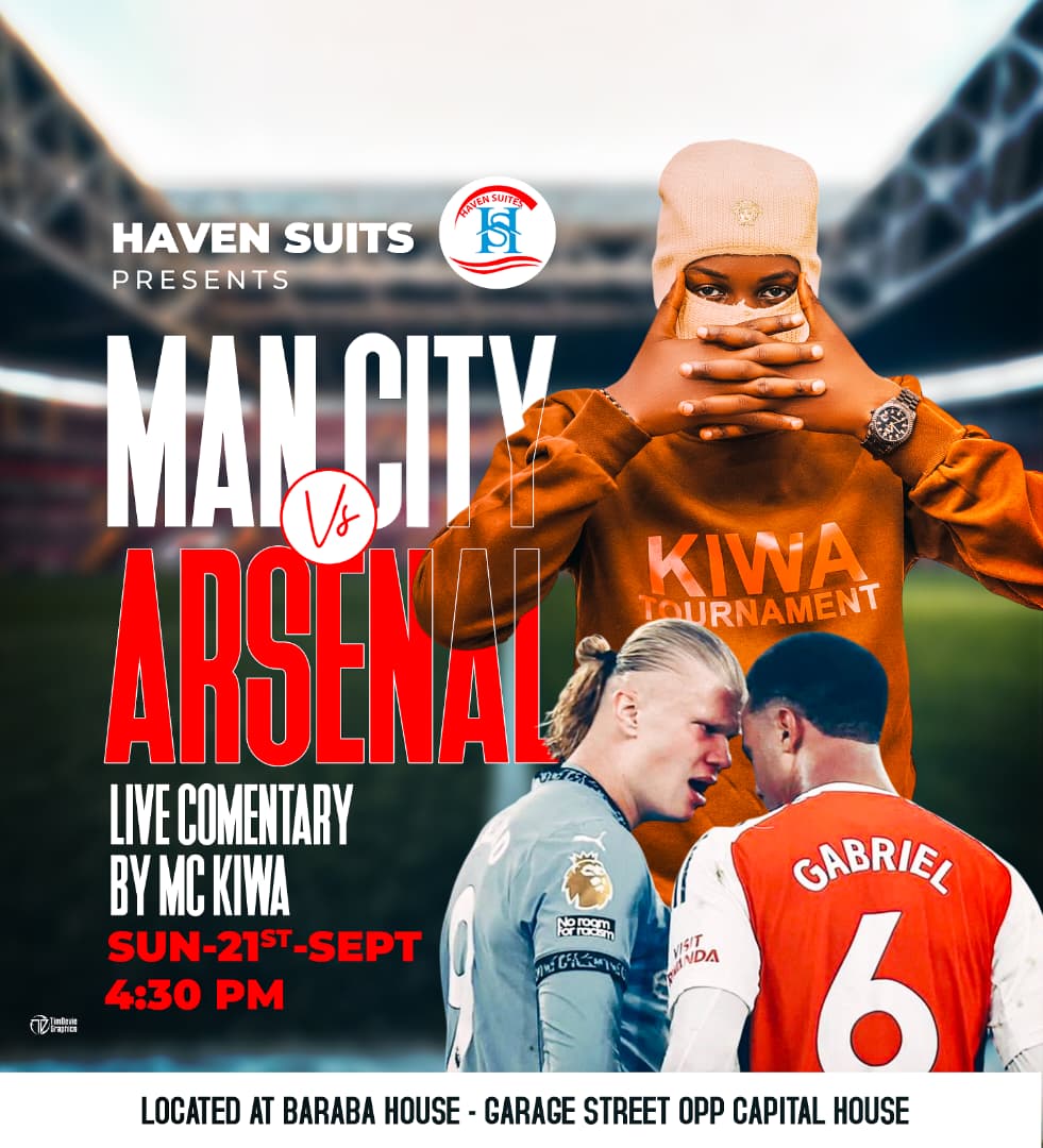 JanjawazzaExp's tweet photo. Good morning family, our communications manager @MrJanjawazza is on duty again this Sunday at Haven Suits Hall opposite the hate of Rwenzori Inn Hall.
Drop your predictions here. The first winner gets airtime from #MacroHardware
#ManCityArsenal
#JanjawazzaExperience https://t.co/CEBdKaGlLd