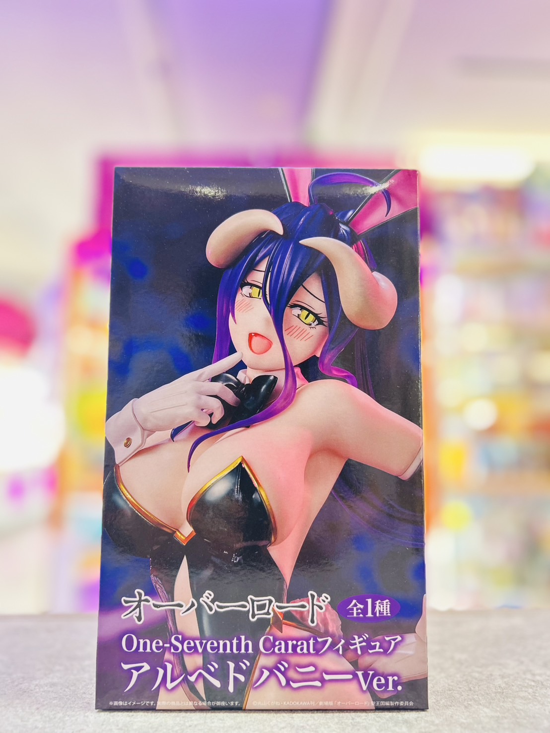 オーバーロード One-Seventh Carat アルベド バニー フィギュア システムサービスの新たなフィギュアブランド「One-Seventh