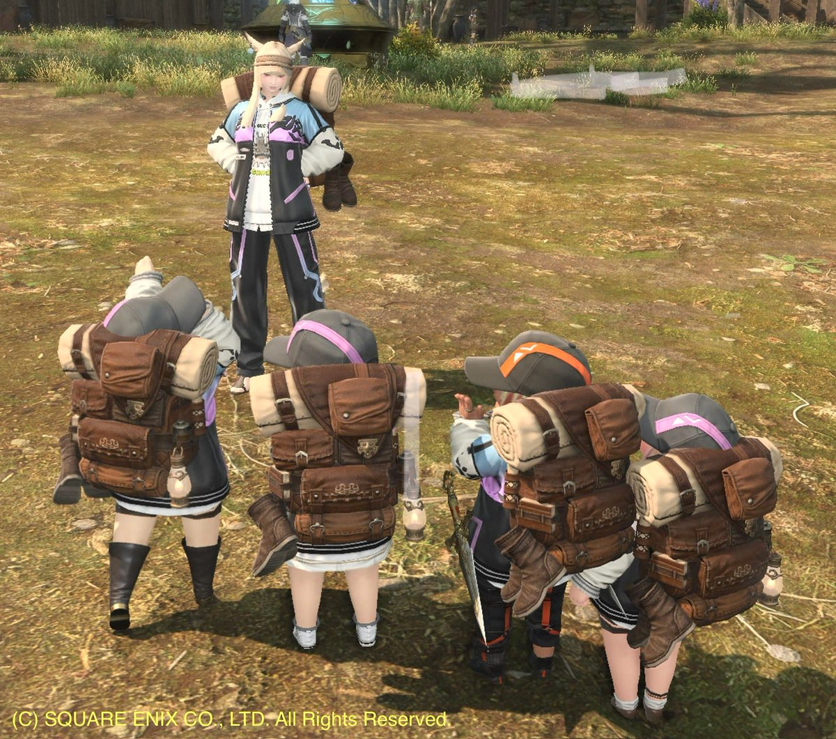 死者の宮殿へ向かう面々
大きなリュックの中身は全員あたりめ
#FF14