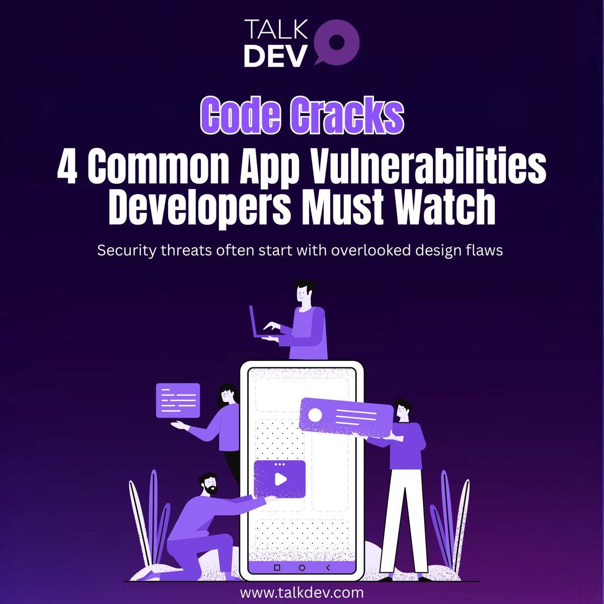 Most breaches don’t start with elite hackers, they start with overlooked code.

Spot the weak links before attackers do: talkdev.com/learning-cente…

#AppSecurity #DevSecOps #SecureCoding #CyberSecurity #TalkDev #CodeSafe