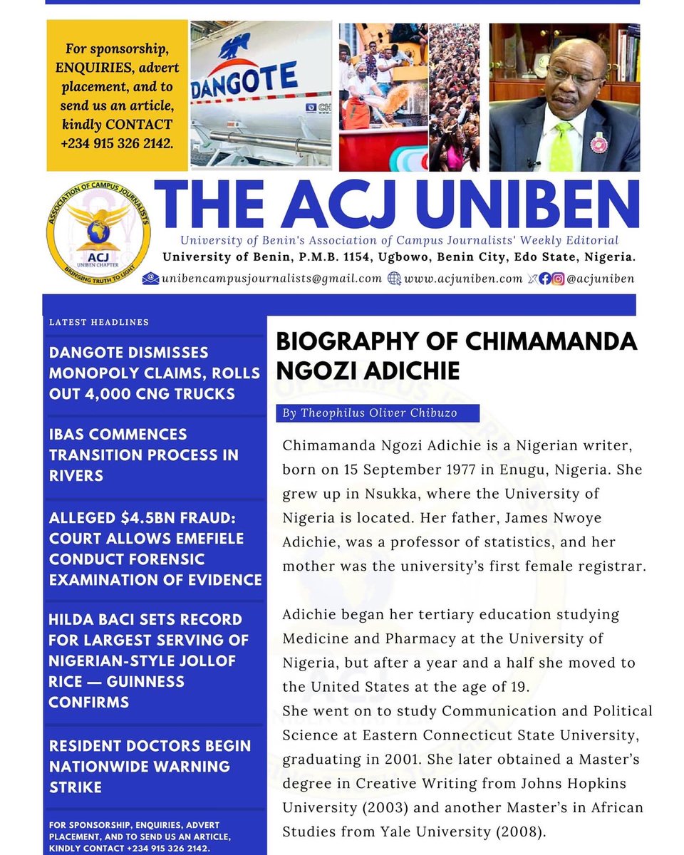 ACJ Uniben tweet media