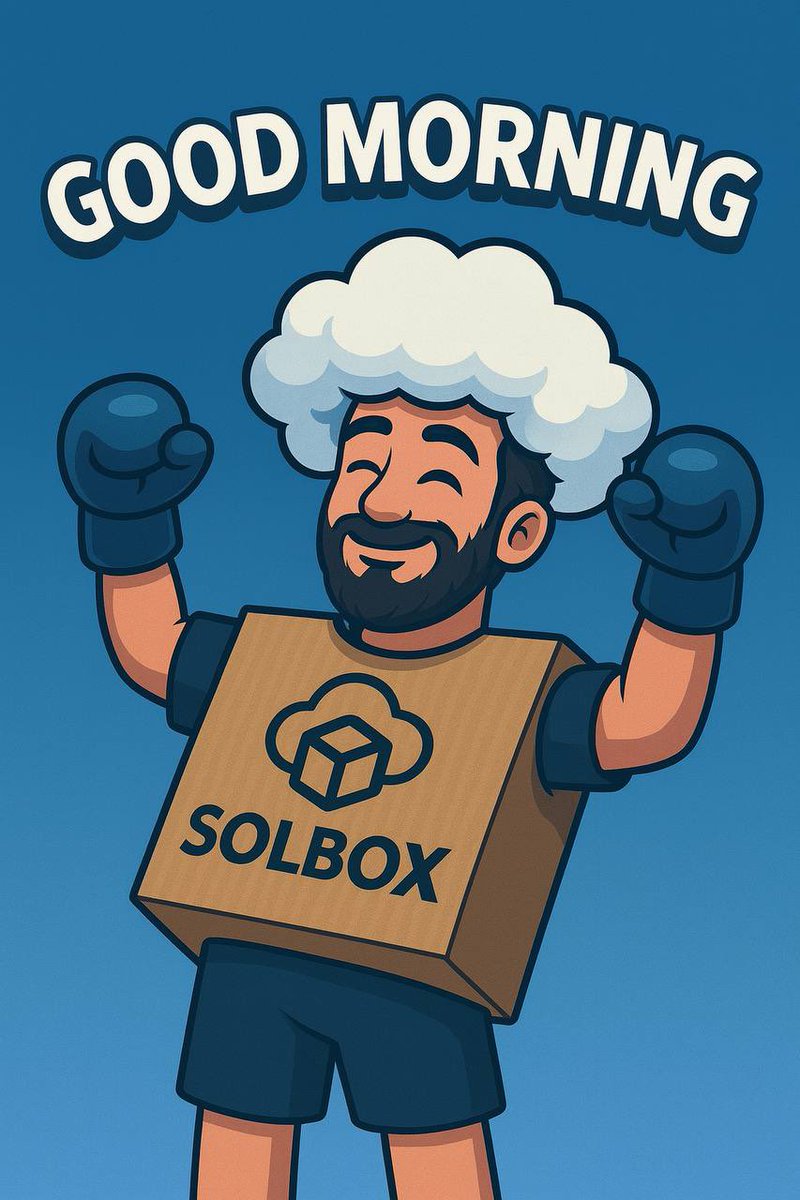 DreamSolX's tweet image. GM from @SolBoxCloud 👋🏻