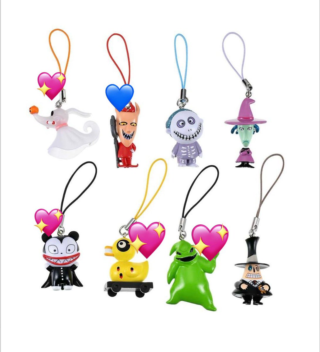 ディズニーストア ナイトメアー シークレットストラップ 全8種 フルコンプ ディズニーストア ナイトメア シークレットストラップ - メルカリ