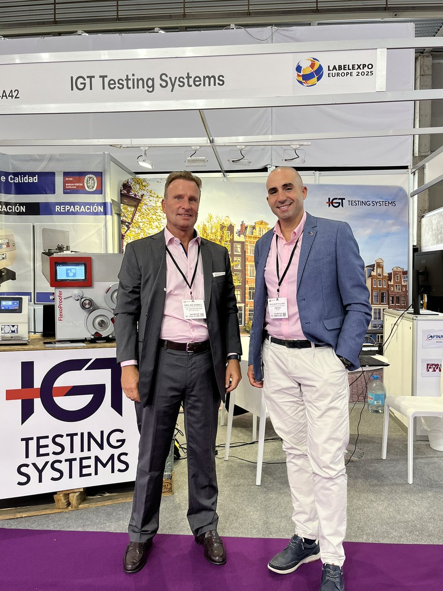 See you today at Labelexpo Europe 2025 stand 4A42.