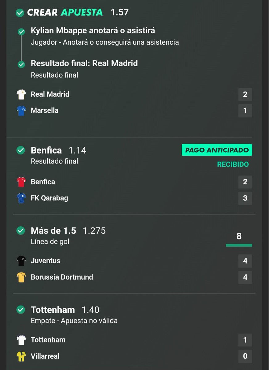 MVPickss's tweet image. Así nos fue el día de hoy, nos quedamos a 1 en 3 parlays de los 6 que jugamos en la tarde.

Por algo les decimos no se van arrepentir al unirse al grupo free.

En 2 días después del regreso vamos arriba y enfocados en terminar la semana así.

¡Venga!