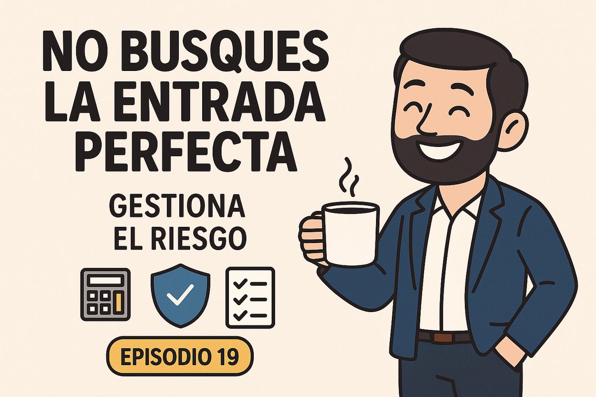 🤝 Episodio 19 #TradingPodcast 

Olvida la entrada perfecta → gestiona el riesgo.

▶️ youtu.be/hpYb1fxlOq4