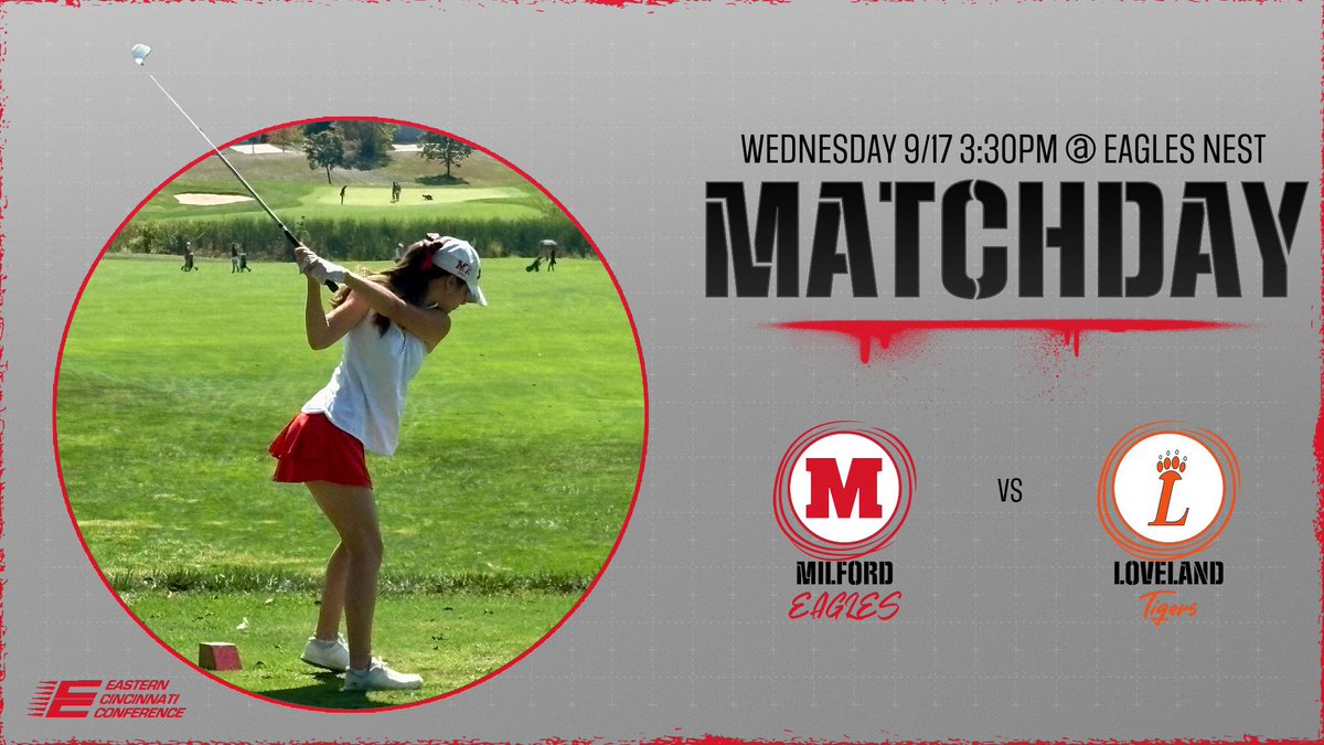 Our 3:30pm tee time can’t come fast enough! <a href="/MHSgolfgirls/">Milford Girls Golf</a> is back to the fairways as they host the Tigers in ECC play!

@milford_schools @clersunsports <a href="/milford_flock/">Milford Flock</a> <a href="/mlaughman/">Melanie Laughman</a> <a href="/BConnellysports/">Brendan Connelly</a> <a href="/JWeberSports/">James Weber</a> <a href="/ENQSports/">Enquirer Sports</a> <a href="/ECC_Sports/">ECC SID</a>