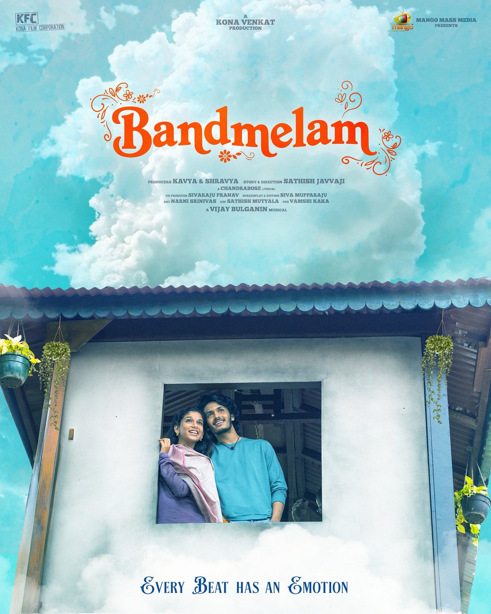 Presenting the first beat of #BandMelam 🎶
A soulful tale that celebrates Music, Love &amp; Emotions ❤️✨

Title Glimpse out now: youtu.be/Ah3-HhhzwHM 

<a href="/HarshRoshan7/">Harsh Roshan</a> #Sridevi <a href="/saikumaractor/">SaiKumar</a> <a href="/konavenkat99/">KONA VENKAT</a> #SathishJavvaji <a href="/VijaiBulganin/">Vijai Bulganin</a> <a href="/boselyricist/">chandrabose</a> <a href="/pranav_sivaraju/">Pranav Sivaraju</a> #SatishMutyala