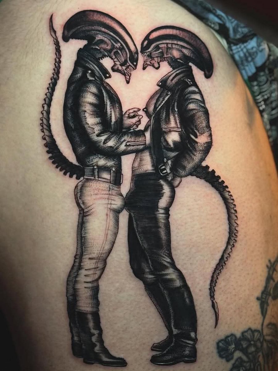 worldtattooG's tweet image. • Tattoo art by © Groovy__hippie
.
.
#xenomorph #alien #alientattoo #xenomorphtattoo #tomoffinlandfoundation #tomoffinland