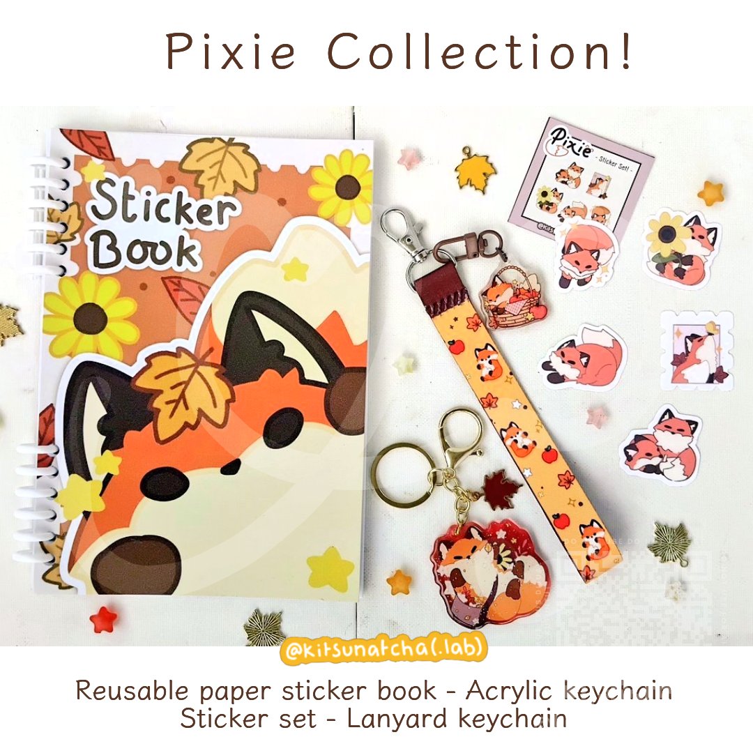 ✨ Apple pixie lanyard keychain and pixie collection sample pict!

#Comifuro21 #cf21