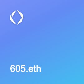 605.eth bought for 3.00 ETH (13,453.14 USD) on Opensea via Ensvision  #ENS #Web3Names #EnsNames  

opensea.io/assets/ethereu… 

🪂Airdrop is Live → Claim now: <a href="/freeedotfun/">freee.fun</a>