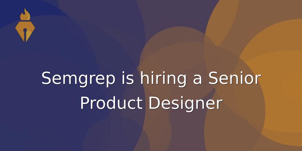 DesignEmpir3's tweet photo. 🏢 Semgrep
💼 Senior Product Designer
🎓 Senior-level (6y+)
📍 Hybrid | Americas (GMT-8 to -4)
📅 Flexible Hours

🔍 Search "DJO3635" on the Link in Bio or click here https://t.co/33igbCQqXE https://t.co/A0K8yHBHCD