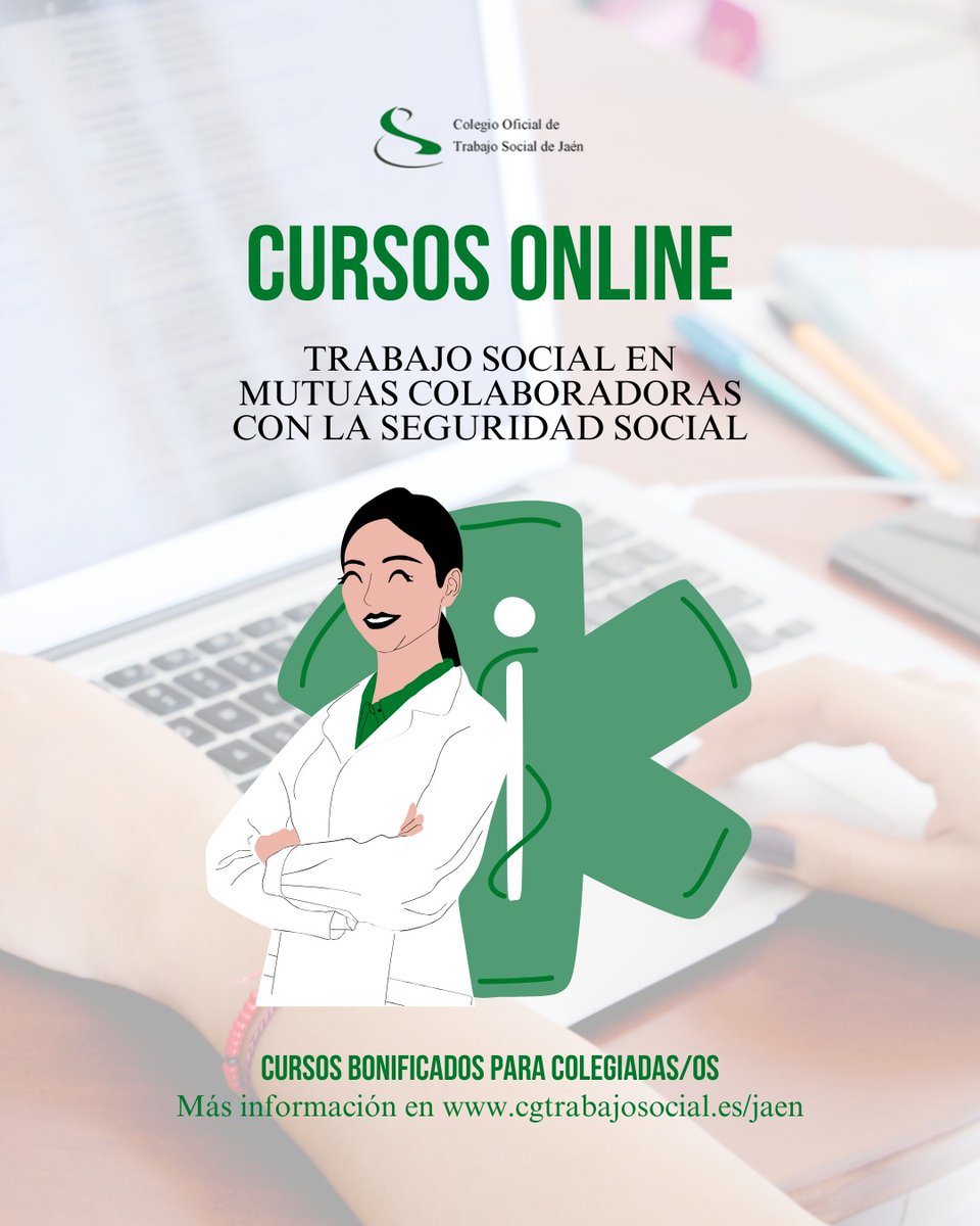 🎓 CURSO: TRABAJO SOCIAL EN MUTUAS COLABORADORAS CON LA SEGURIDAD SOCIAL 💼🔍

📌 ¡No dejes pasar esta oportunidad de formación!

💻 Más información aquí: cgtrabajosocial.es/jaen/eventos/t…

#TrabajoSocial #FormaciónOnline #SeguridadSocial