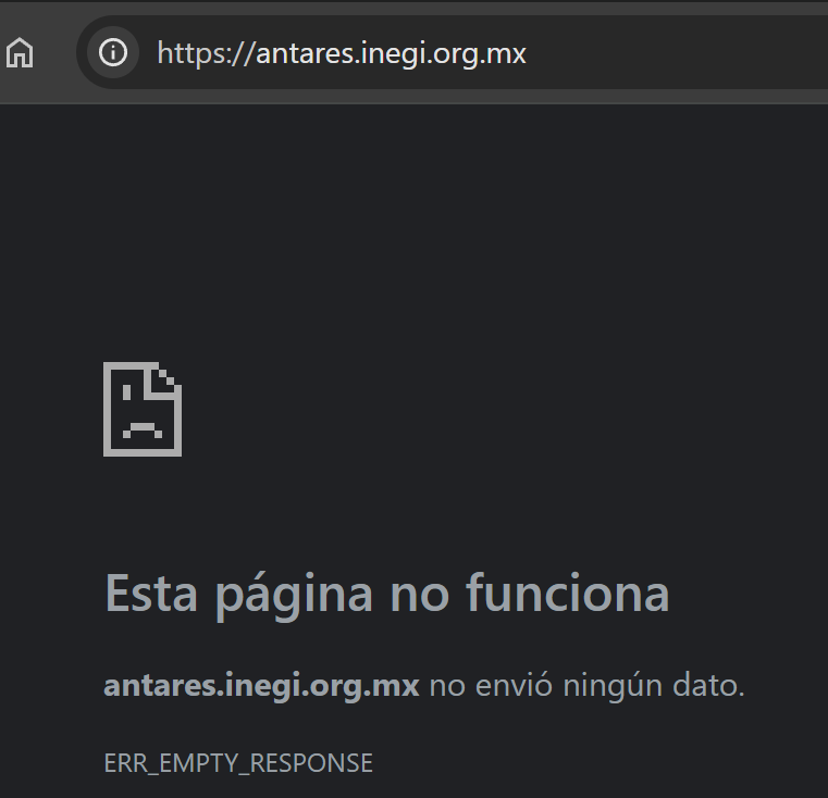 profe_Rom's tweet photo. @INEGI_INFORMA no está funcionando la plataforma #SIATL desde el lunes arroja este mensaje #GIS 😰 https://t.co/fyeEWYV85U