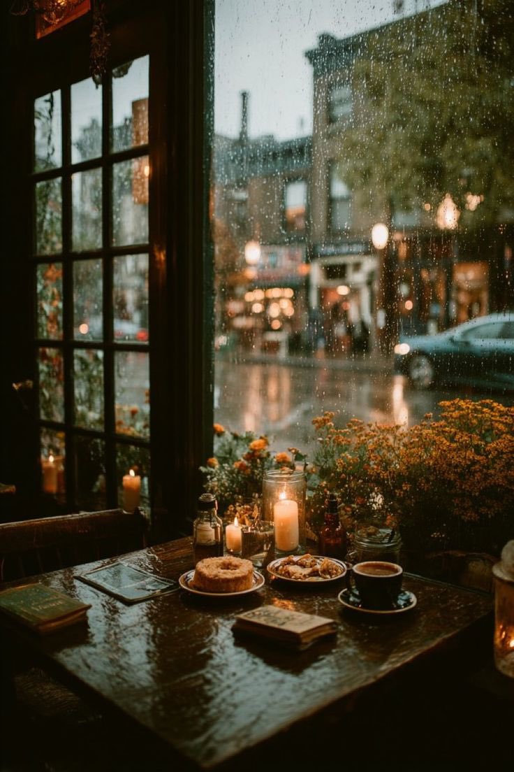 This cafe and a really good book.