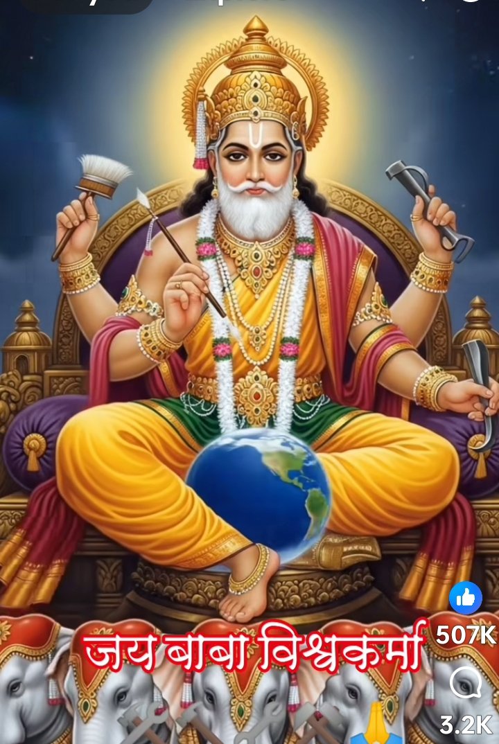 निर्माणकर्ता भगवान विश्वकर्मा पूजा की हार्दिक शुभकामनाएं 🙏🚩🚩