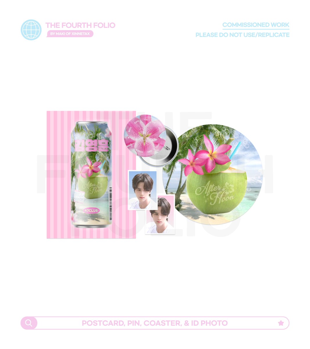 thefourthfolio's tweet photo. ✦ ACCOUNT LAYOUT
✦ POSTCARD
✦ PIN
✦ COASTER
✦ ID PHOTO

→ t. 디자인 디자인커미션 커미션 lf client ph commission art artist design designcommission kpop kpopcommission fan fanmade layout digital edit editor graphic designer gfx merch merchandise https://t.co/hTicdIl15Q