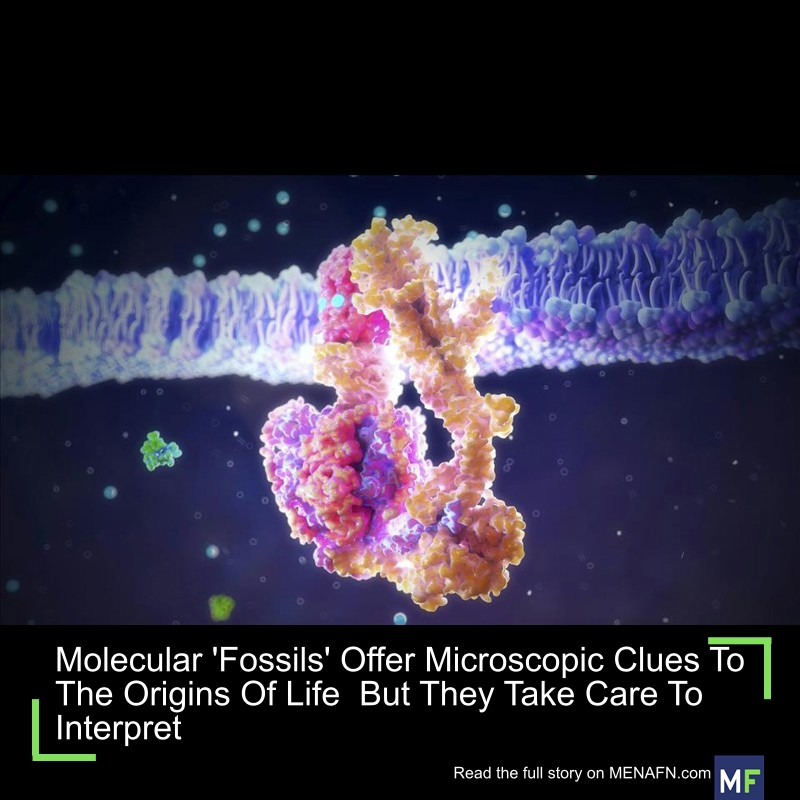 MENAFN's tweet image. Molecular 'Fossils' Offer Microscopic Clues To The Origins Of Life But They Take Care To Interpret #Molecular #'Fossils' #Offer #Microscopic #Clues #Origins #Life #They #Take #Care #Interpret #USA #Russia #Biden #Ukraine #War #Palestine #Gaza #Israel # dlvr.it/TN6pJZ