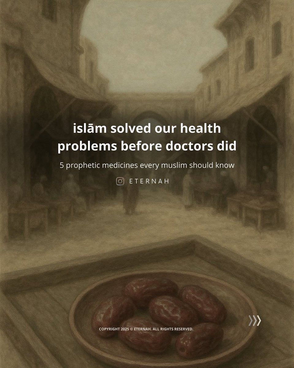 Islam solved our health problems before doctors did... 5 Prophetic medicines every Muslim should know...☪️❤️

—Thread 🪡