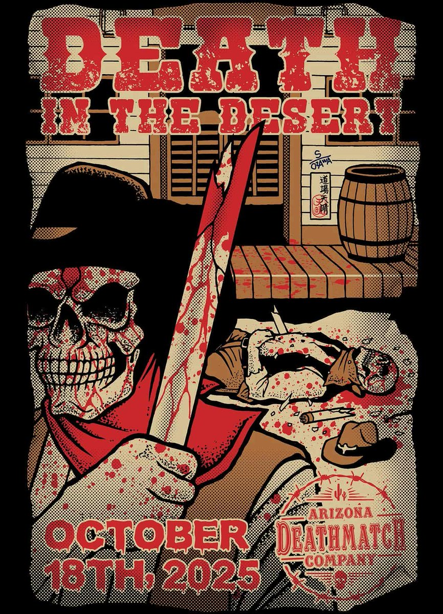 AZDMCo's tweet image. FRONT ROW/VIP UPDATE!
As of 9/16/25, no more VIP packages available. We need time to print shirts/posters. There are still front row seats left! Price is lowered, but Eventbrite won't let me change the name so it still says VIP.

eventbrite.com/e/death-in-the…