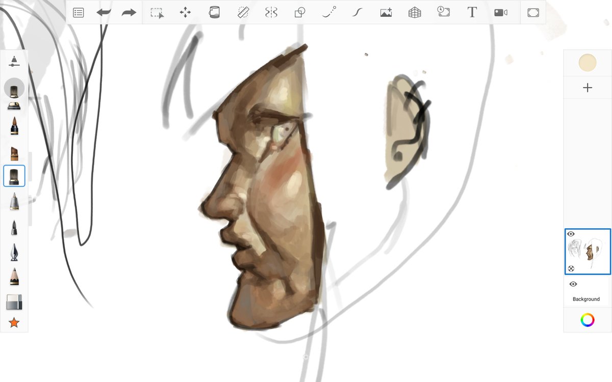 side profile renderr