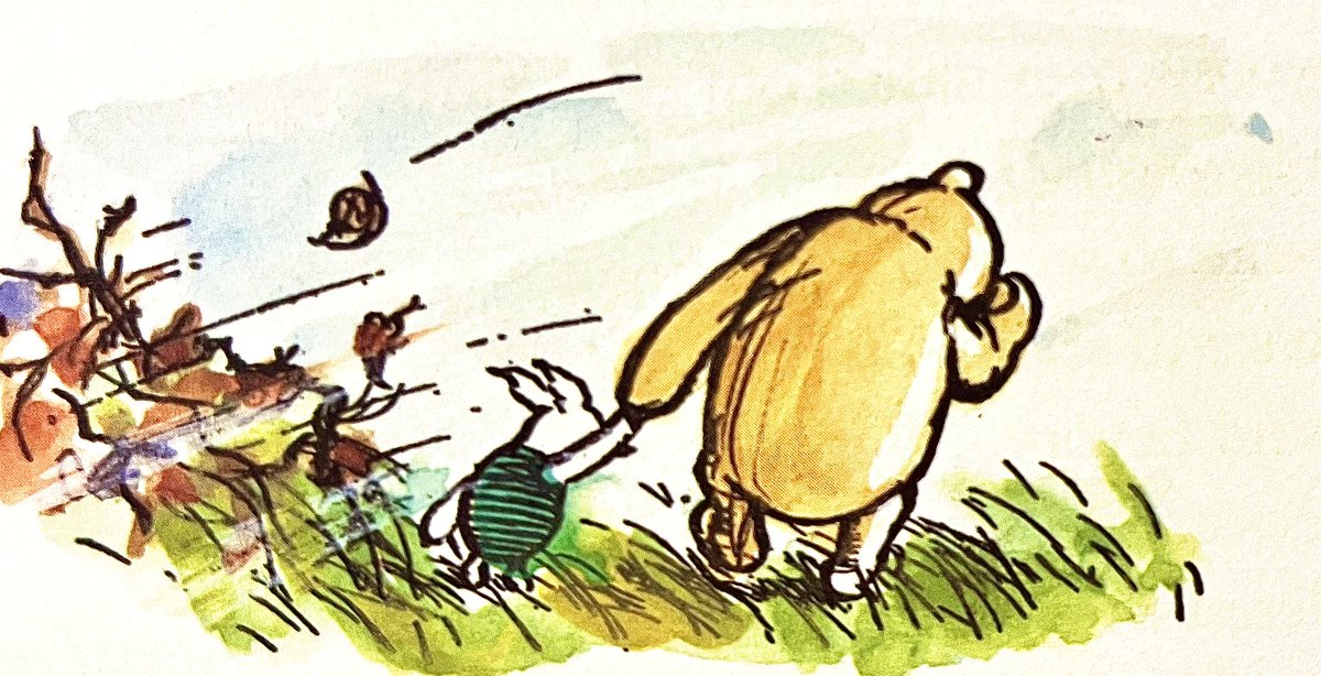 Owl nodded solemnly.
“Correct me if I am wrong,” he said, “but am I right in supposing that it is a very Blusterous day outside?”
“Very,” said Piglet, who was quietly thawing his ears, and wishing that he was safely back in his own house. ~A.A.Milne #windy #wind