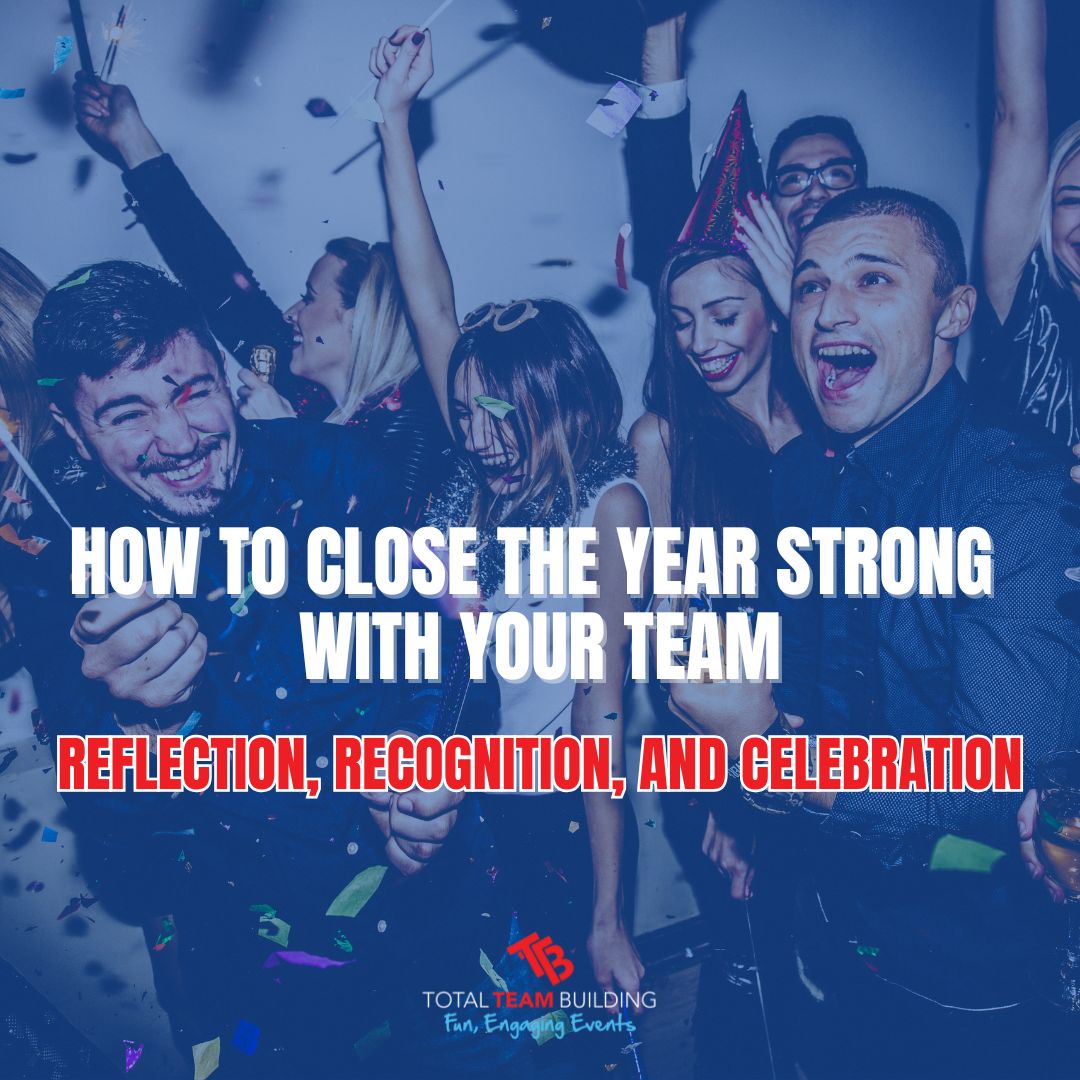 TotalTB's tweet photo. Don't just end the year, celebrate it! 🥳
Learn how to energise your team with powerful reflection, recognition, and unforgettable celebrations.
Read the guide &amp; get more ideas.
https://t.co/hQD5weaW6W
#TeamBuilding #Leadership #CompanyCulture https://t.co/9d3xIabfl7