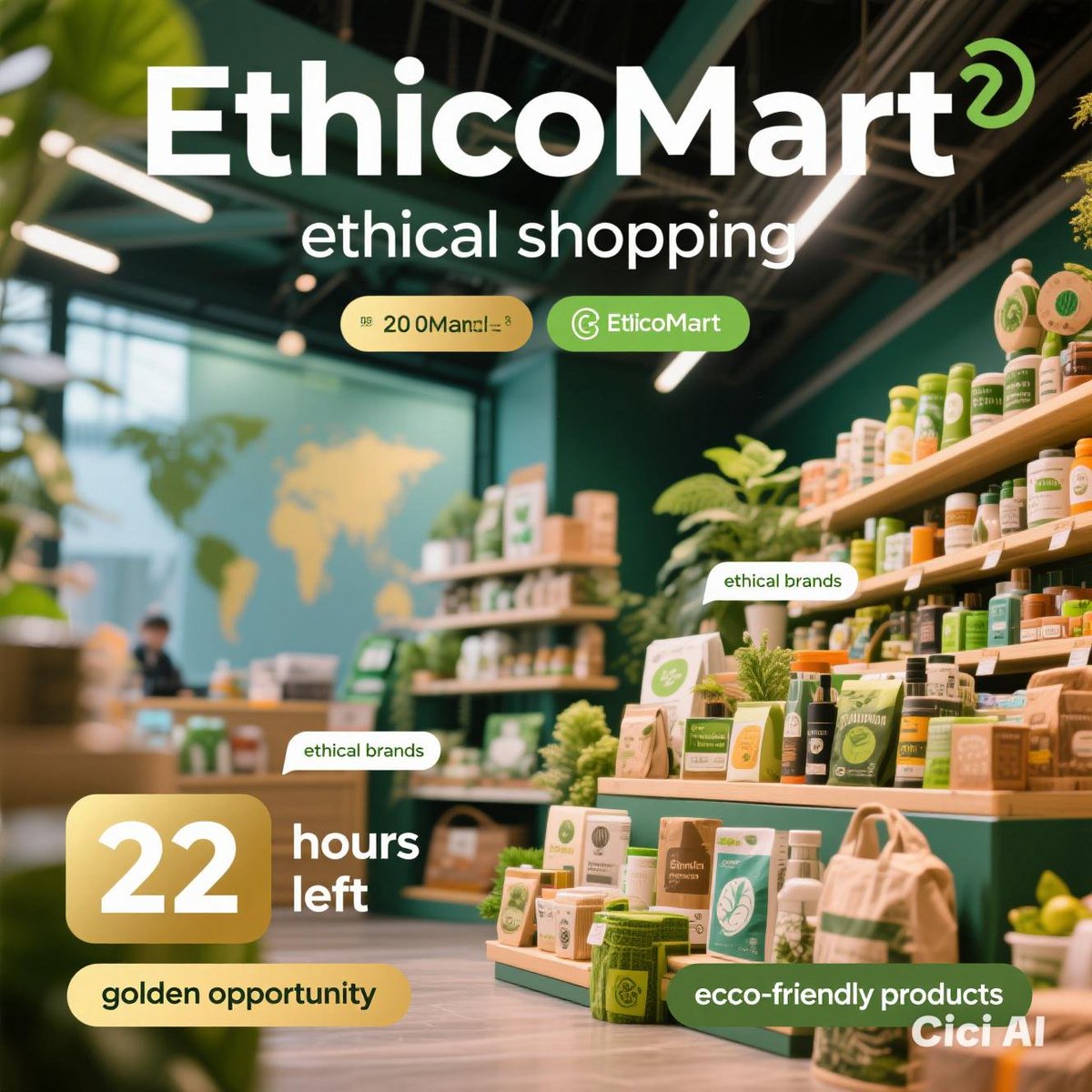 AbasoloEthan29's tweet photo. 🌟 Imagine a marketplace where:
✨ Every product is ethical
✨ Every transaction is halal
✨ Every purchase supports artisans &amp; the planet

That’s EthicoMart.
But hurry — ⏳ Only 22 HOURS left to be part of this journey!

#EthicoMart #SustainableFuture

https://t.co/o2iufTCgFa https://t.co/FoJ9GPMaUz