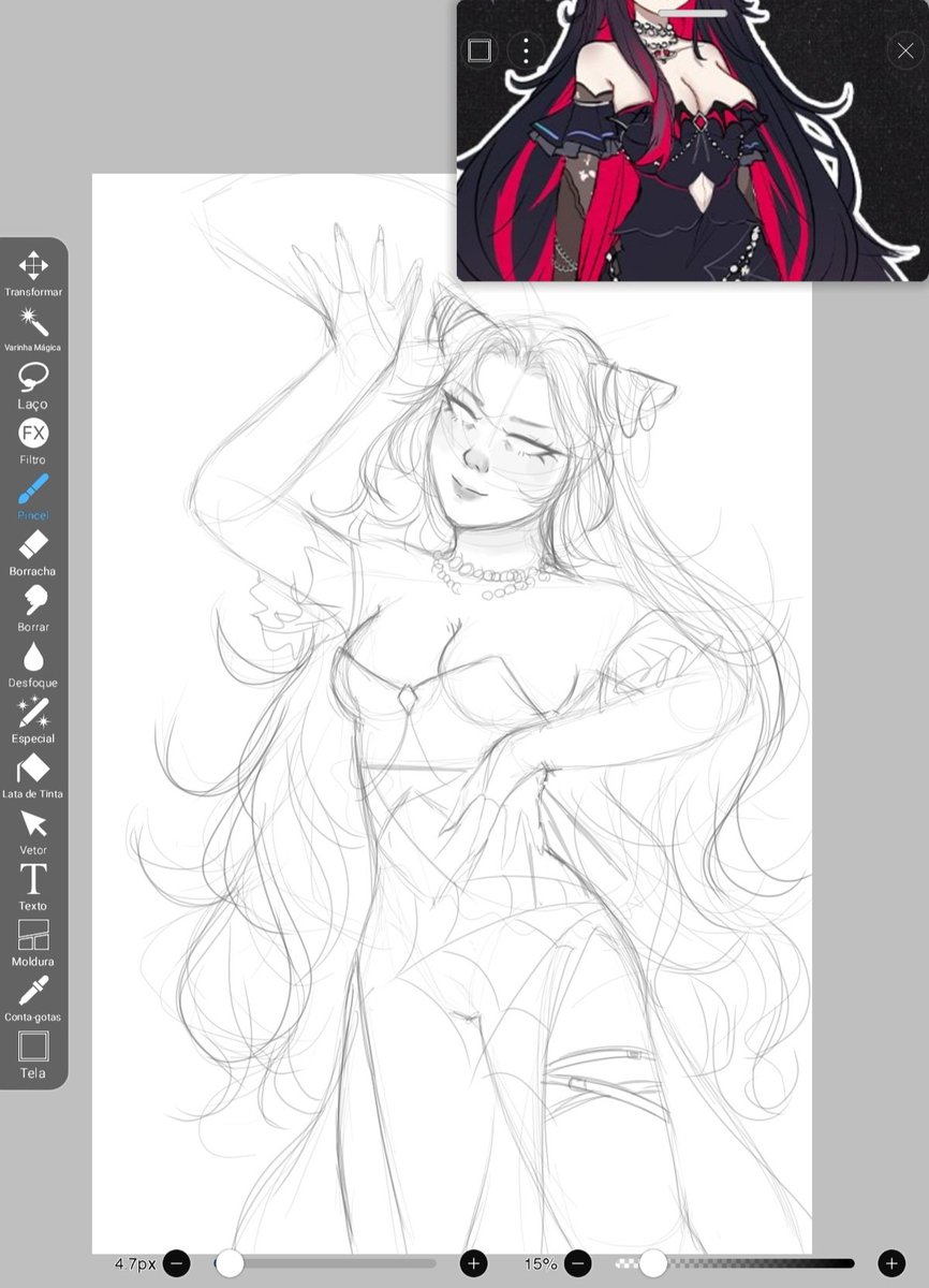 #wip da mulher que chupa os sangue dos outros