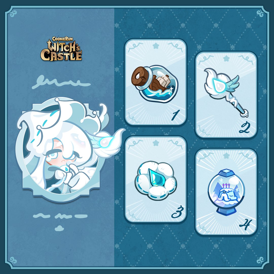 First Milk Cookie's cherished keepsakes are on display! ✨
But it looks like something here actually belongs to another Cookie? 🧐

Head over to your Collection > Curios to find check out all of First Milk Cookie's precious items!

#FirstMilkCookie #CookieRunWitchsCastle