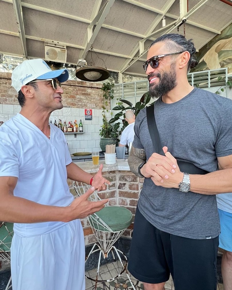 G1BeVcuWYAA7L1f?format=jpg&name=medium Bollywood Muscle Meets WWE Might: Vidyut Jammwal Links Up with Roman Reigns in the Crossover Fans Never Expected!