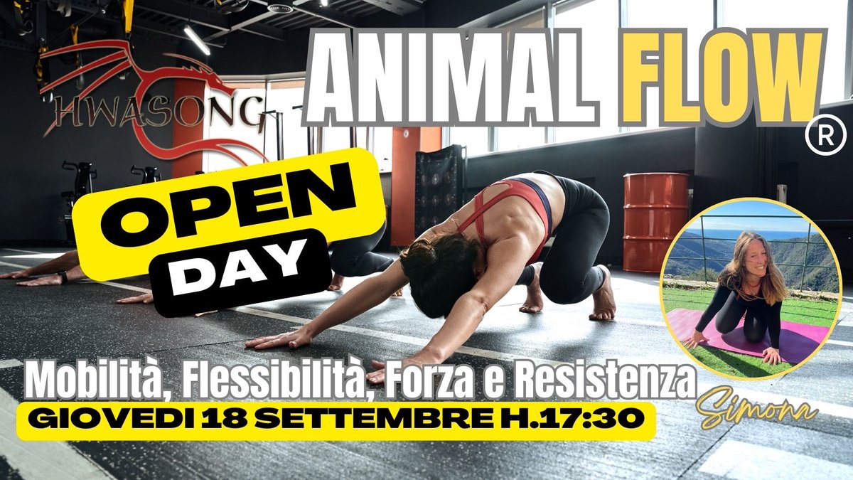 bryantkd's tweet image. Liberate il potenziale del vostro corpo! 🌟 Partecipa al nostro Open Day dedicato all&apos;Animal Flow: mobilità, forza e resistenza al massimo livello. 🐾 Ci vediamo giovedì alle 17:30! 💪 #AnimalFlow #OpenDay #FitnessPerTutti Che ne pensate?