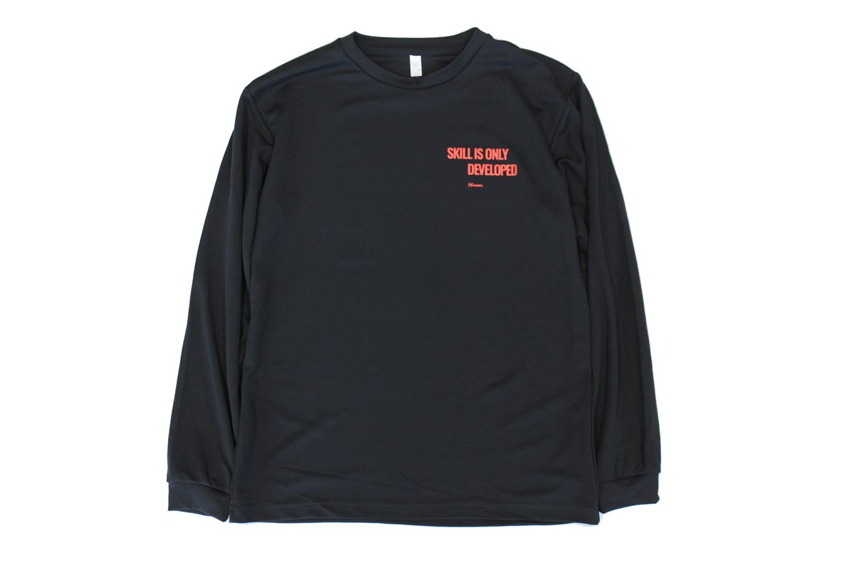 Mirror_by_R2's tweet photo. 商品No：TL048-B Mirror Message ドライロングTシャツ
Price : ¥4,000-【税込み】
Color：black
サイズ展開　S / M / L / LL / 3L
ご購入はこちらから
https://t.co/v8j5uXyzU3 https://t.co/BJcAJCqgg1