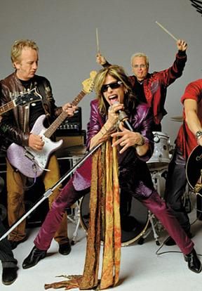 «Плохие парни из Бостона». Американская рок-группа Aerosmith.
