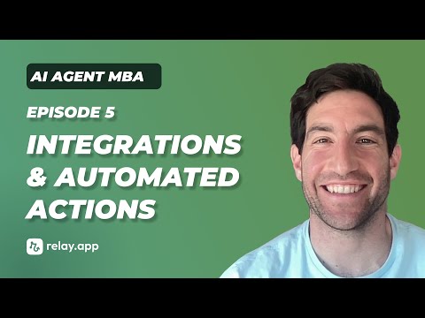 🔧 Want your AI agent to actually get work done? Learn the 4 key ways AI can integrate with your tools - from finding info to creating content. Real examples with Gmail, HubSpot &amp; more in our latest AI Agent Mini MBA session: youtube.com/watch?v=Q1bBIn…