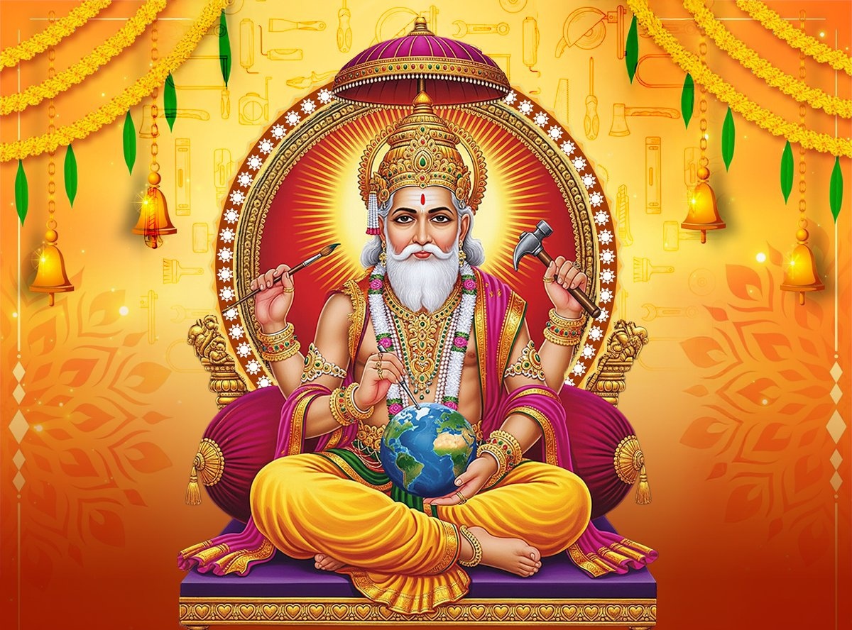 divyeshmer's tweet photo. सृष्टि के रचयिता,सृजन और निर्माण के देवता, भगवान विश्वकर्मा जी की जयंती के पावन अवसर हार्दिक शुभकामनाएँ। #vishwakarmajayanti2025 https://t.co/bdjT26zZf0