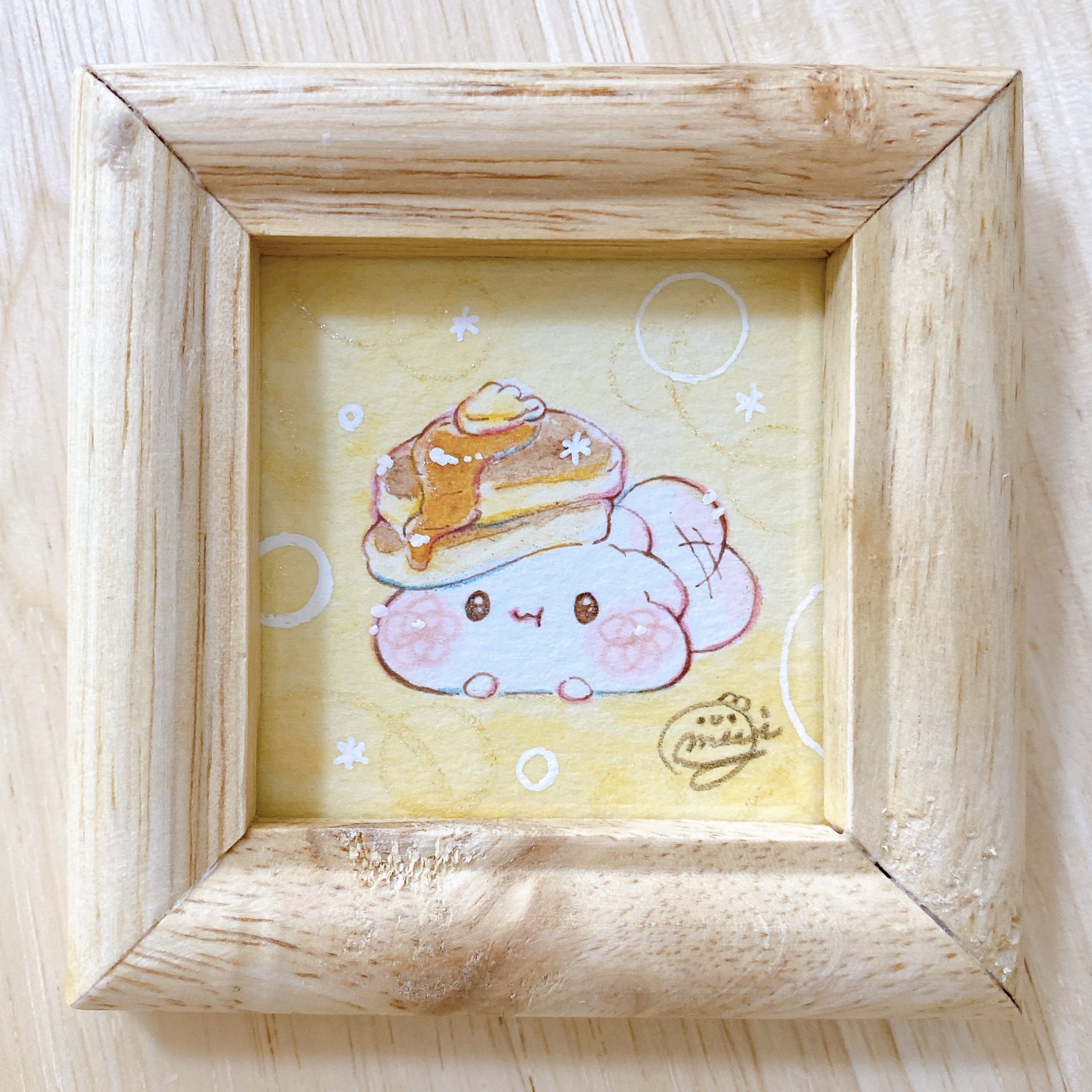 あつ&さま専用（原画）白いおくりもの ほか　3点おまとめ 白ノ︎︎︎︎⟡そうさくマーケット【り07b】 on X: 