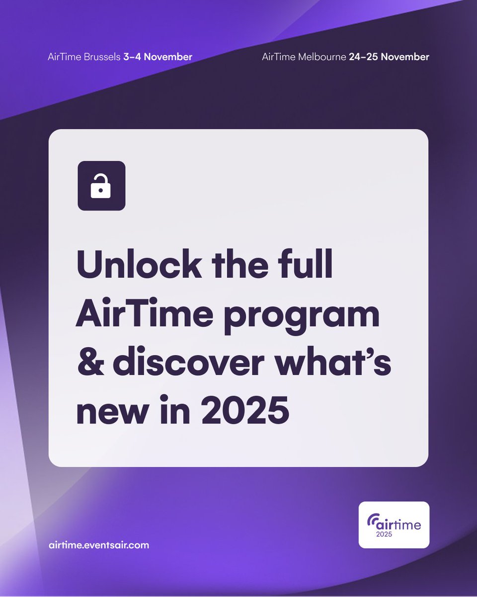 EventsAir tweet media