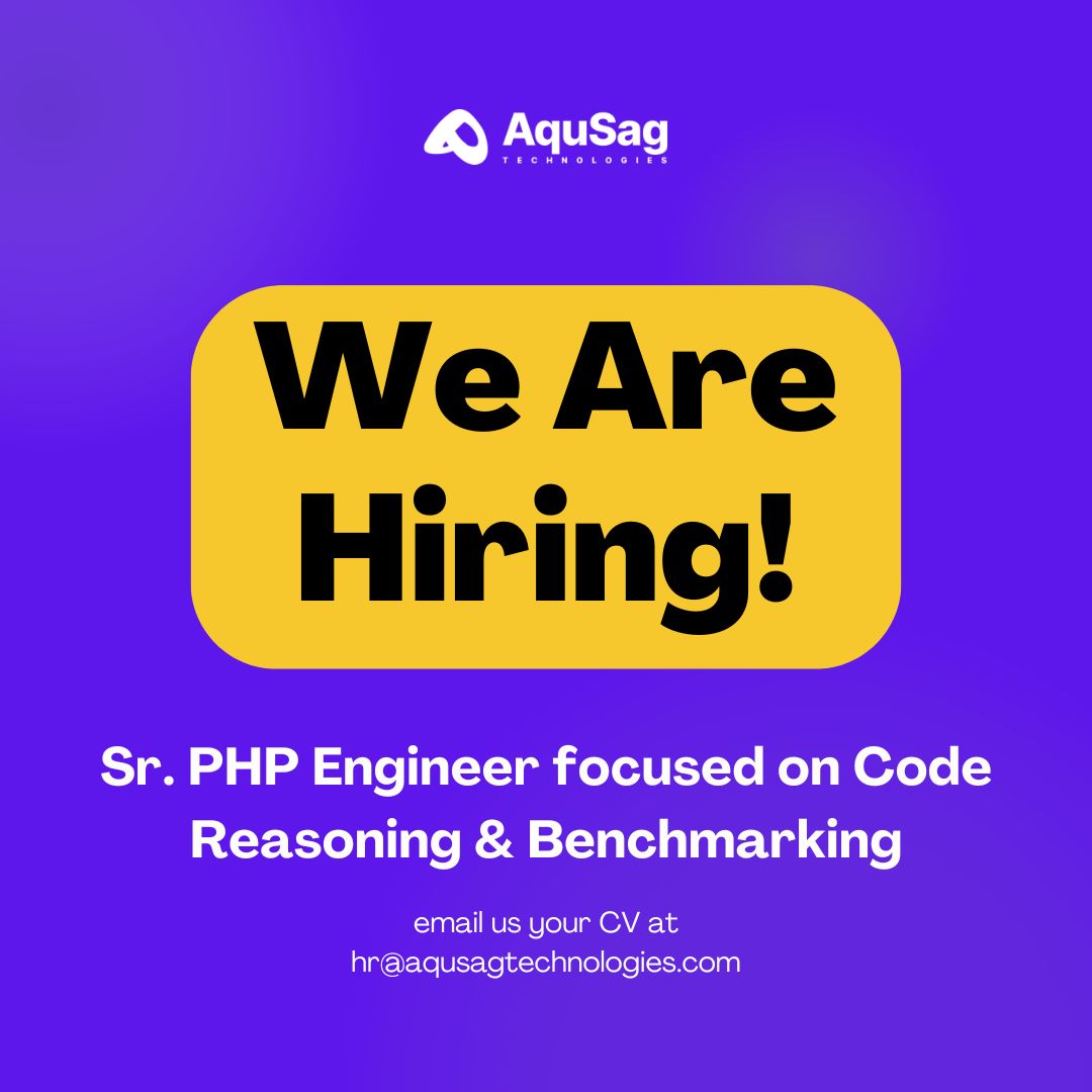 aqusag's tweet image. 🚀 We’re #hiring : Sr. PHP Engineer – Code Reasoning &amp;amp; Benchmark

🔹 Freelance | Remote | 1 Month (extendable)
🔑 5+ yrs exp | Strong PHP | Algo &amp;amp; optimization expertise
💰 ₹800/hr (~₹1.28L/month)

📩 Apply: aqusag.com/jobs/detail/sr…

#Hiring #PHPEngineer #Algorithms #Code