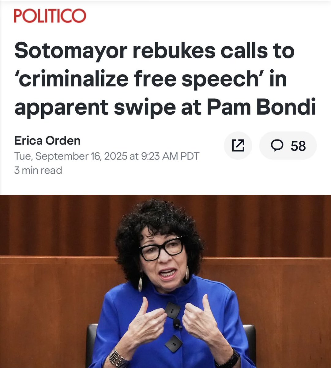 Bondi gonna single-handedly unite the left and right. 

I did not have that on my bingo card. 

🤔