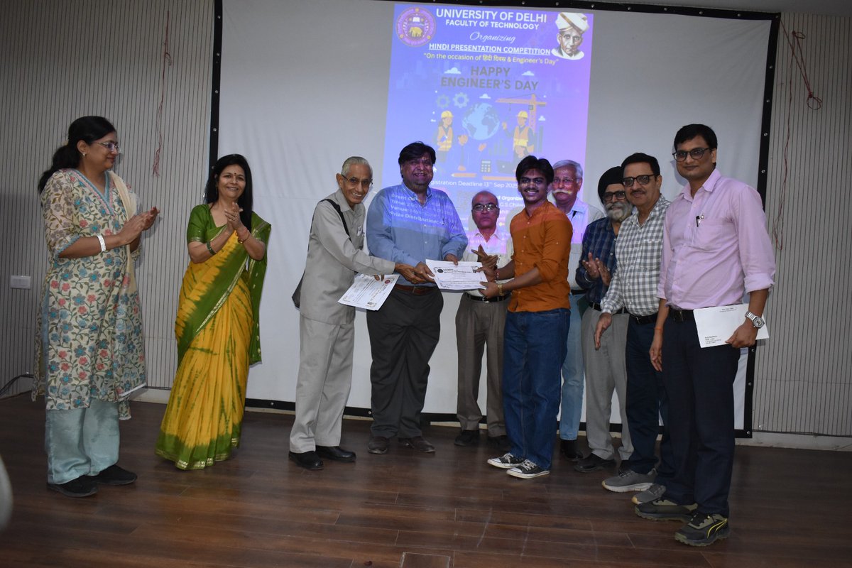 UnivofDelhi's tweet image. #facultyoftechnology #fotdu #delhiuniversity