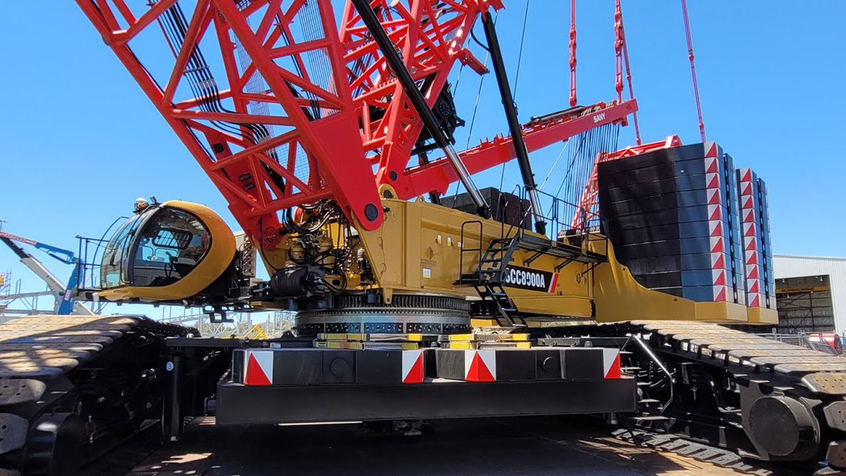 GlobalT30468's tweet image. SANY SCC8000-A.
150+12.
160hours,never assembled.
Contact for more details.
Photo is for reference only.
#sanycrane
#800toncrane
#windpowerprojects
#Heavyliftingsolutions
#windturbineinstallation
#UsedCraneForSale
#windenergyinfrastructure
#heavyequipmentsales
#cranesforwindpower