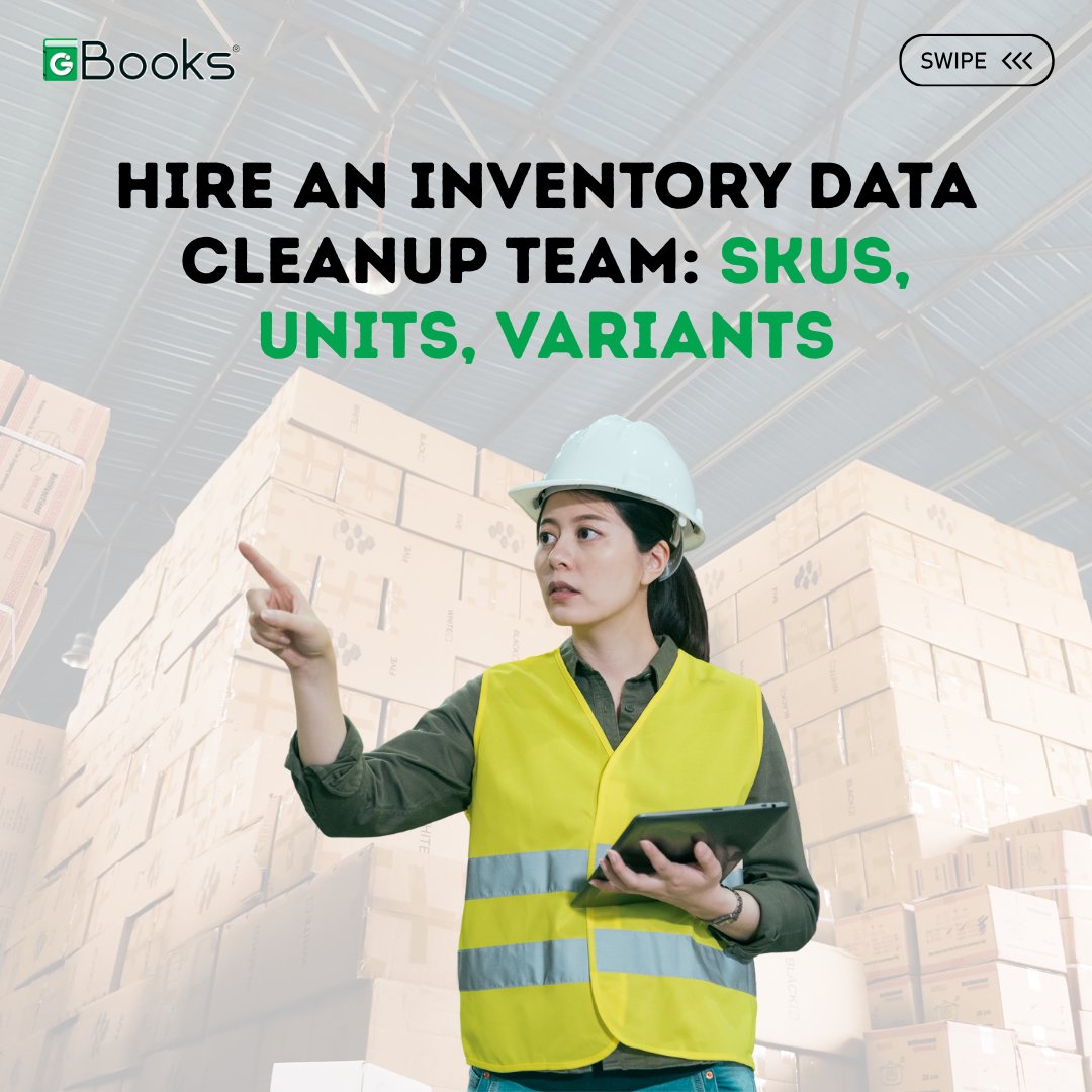 BooksGbooks's tweet image. Keep your inventory accurate and efficient with a professional data cleanup team. From SKUs to units and variants, gbooks.io ensures your data is clean, streamlined, and ready for action.

#InventoryManagement #DataCleanup #SupplyChain #Efficiency #gbooks