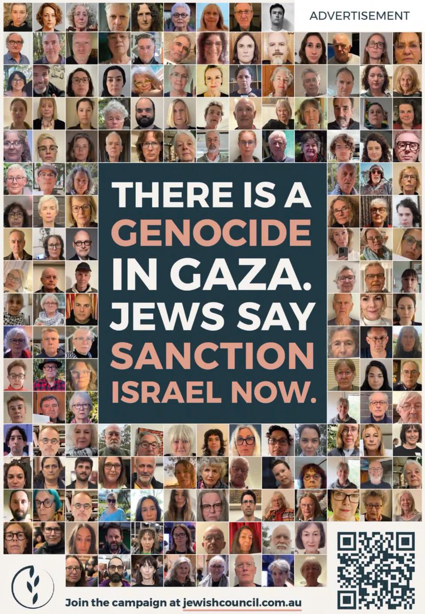 This is the Ad that #Newscorpse initially pulled despite that it was already paid for by the Jewish Council of Australia. #Newscorpse deny they pulled it, saying it was delayed due to internal processes. Sounds like BS, I’m pretty sure they don’t want ppl to see it. Plz share.