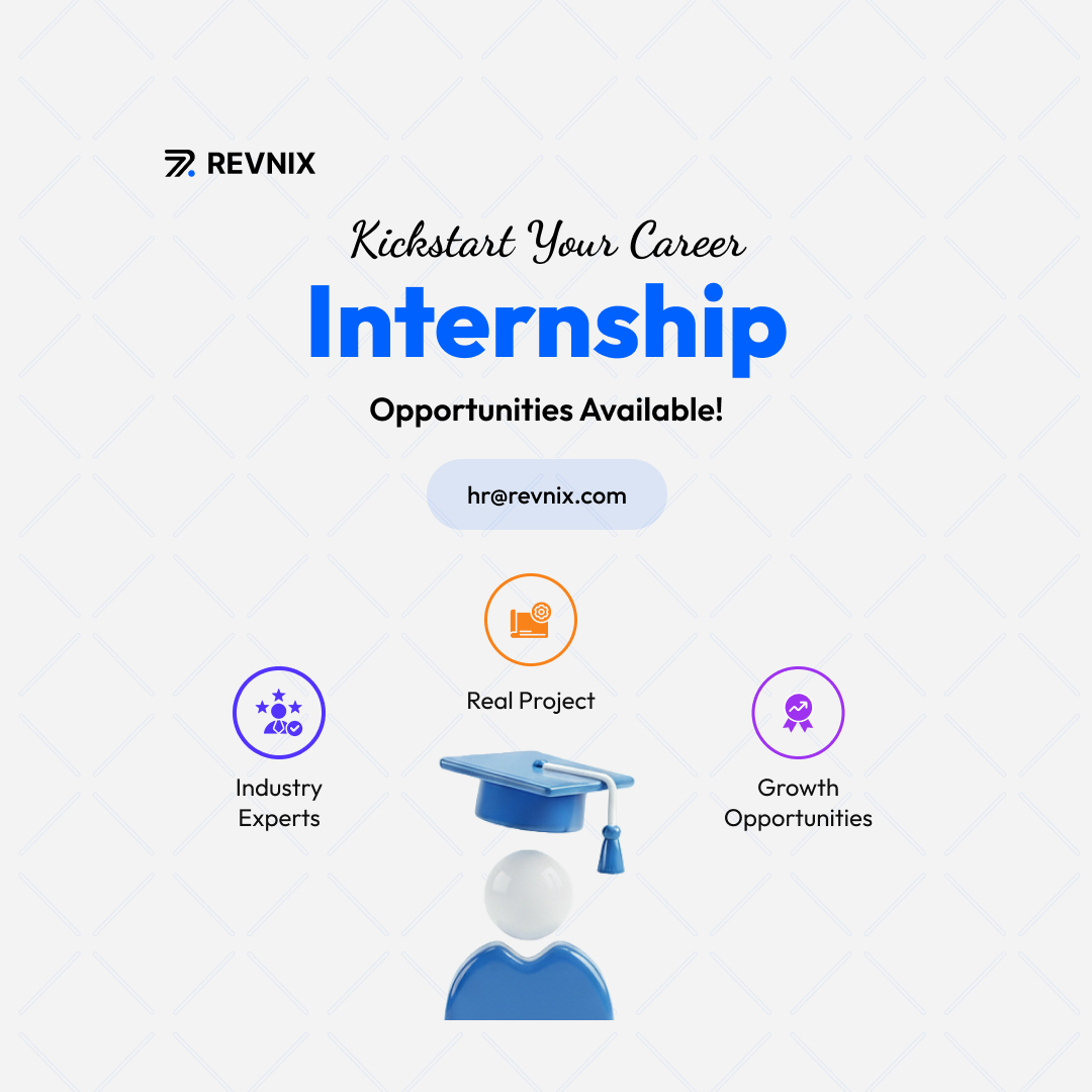 revnixhq's tweet image. 🌟 Want to start your career but not sure where to start?

At Revnix, our internship offers:
✅ Guidance from experts
✅ Real project experience
✅ Endless growth opportunities

📩 Apply now: send your CV to hr@revnix.com
#Internship2025 #CareerGrowth #Revnix #FutureStartsNow
