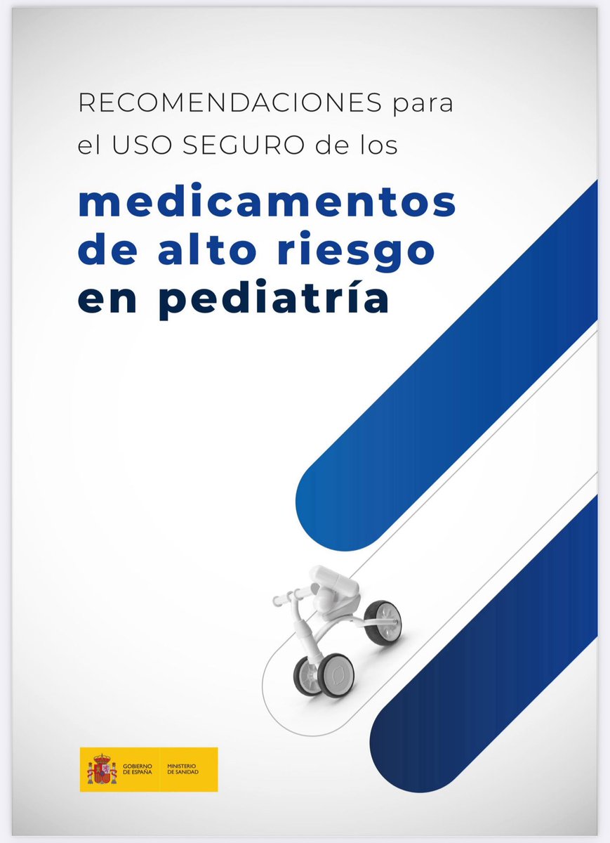 📆 DÍA MUNDIAL DE LA SEGURIDAD DEL PACIENTE ‼️
1️⃣7️⃣➖0️⃣9️⃣

Asistencia segura en neonatoglogía y pediatría con el lema: “La Seguridad del Paciente desde el Comienzo”

📝 Recomendaciones para el uso seguro de medicamentos de alto riesgo en Pediatria

seguridadpaciente.es/wp-content/upl…