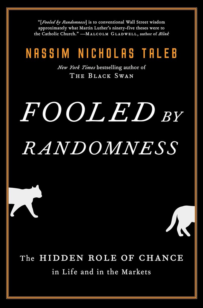 MatlakengKwena's tweet image. Unlock the truth behind luck, risk, and success—don’t just play the game, understand it! 📖✨ amzn.to/4miItQM

#FooledByRandomness #Ad #NassimTaleb #WisdomInPages #MindsetShift