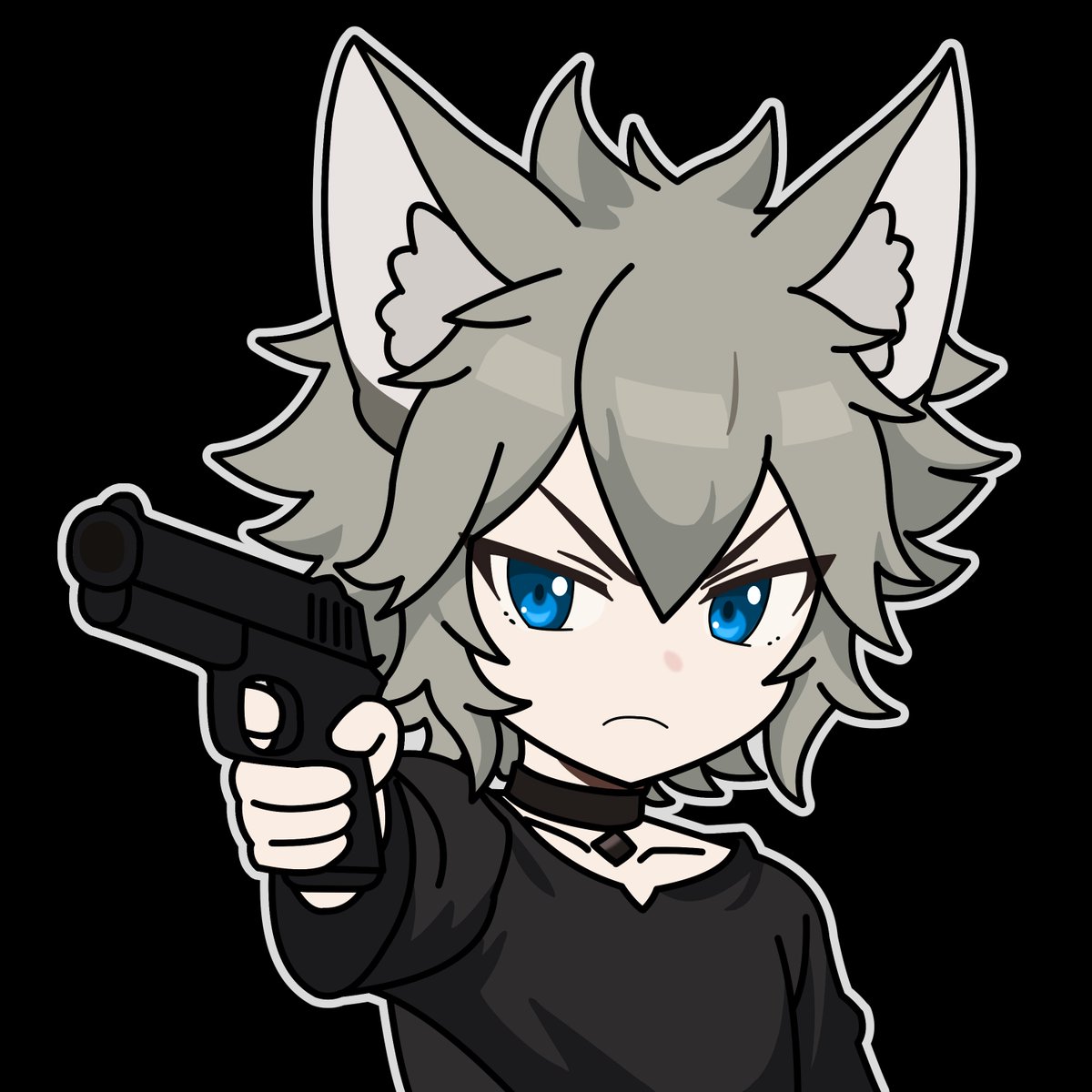 Dogo when he doesn't get treats 😠😤😔 <a href="/TheDogVT/">Dog 🐾【νтυвєя】</a> #StraysArt