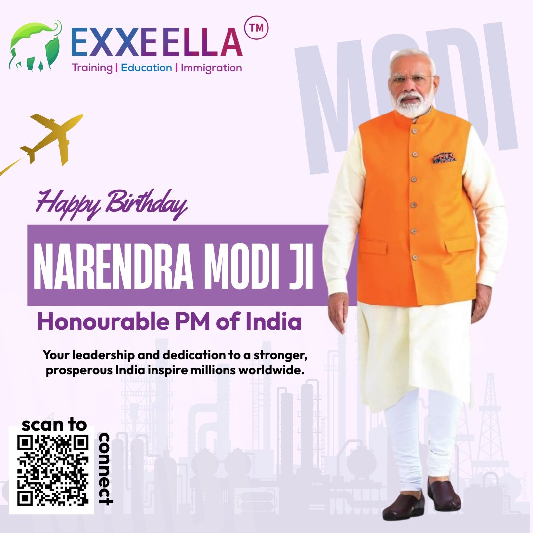 exxeella's tweet photo. Wishing Hon’ble PM Narendra Modi Ji a very Happy Birthday! 🎉

Your leadership and dedication inspire millions in building a stronger, prosperous India. 🇮🇳

Wishing you good health, happiness &amp; continued service to the nation. 🙏

#HappyBirthdayModiJi #India #Leadership https://t.co/Go6EImLIEs