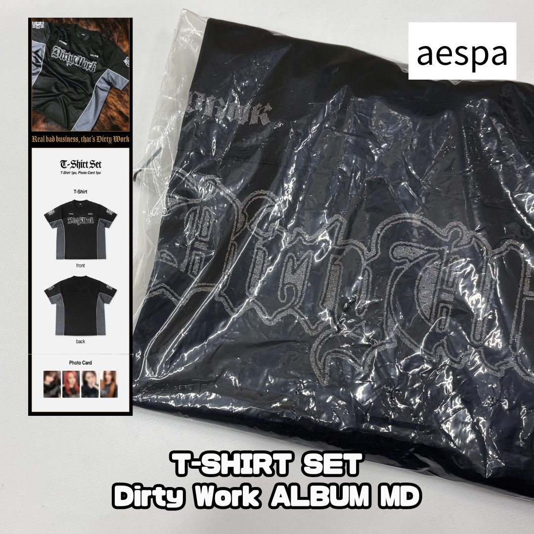 aespa Dirty Work Tシャツ カリナ ポップアップ トレカ aespa dirty work ポップアップ Tシャツ トレカ カリナ｜Yahoo